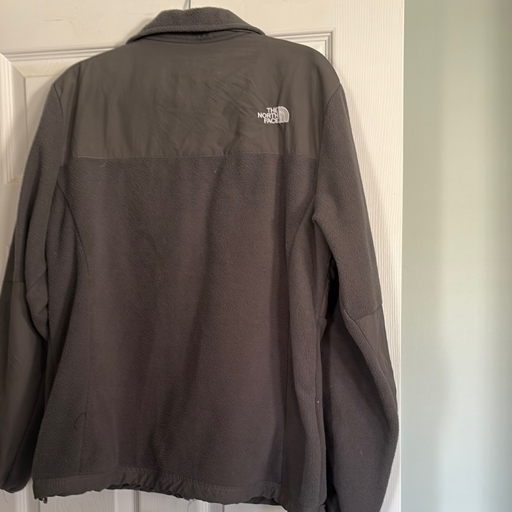 The North Face Gray Ski Jacket with Stand-Up Collar - Picture 4 of 5